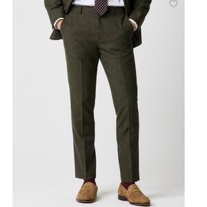 J.Crew Ludlow Slim Fit Wool Blend Suit Pants Navy Mens 32x34 New With Tags‎